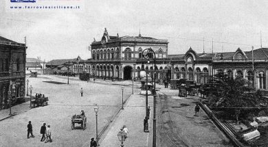 <strong>La stazione di Catania nei primi del 900</strong><br/>Del: 01/05/2011 N° 029<br/>Foto: Coll