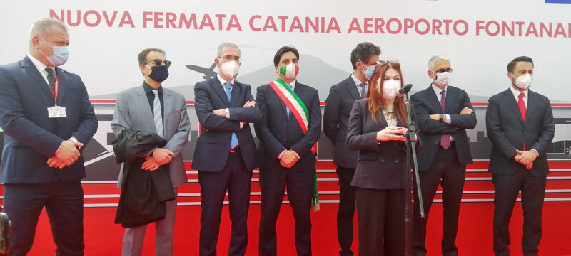 INAUGURATA LA STAZIONE CATANIA AEROPORTO-FONTANAROSSA