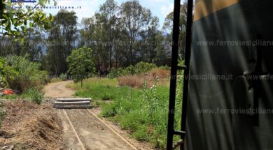 Lavori in corso lungo la ferrovia Alcantara – Randazzo