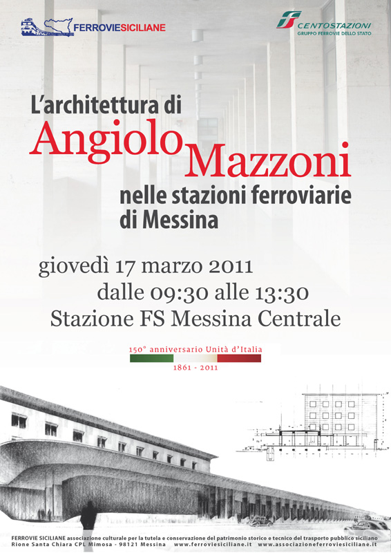 Visite guidate alla scoperta dell’architettura razionalista di Angiolo Mazzoni nelle stazioni ferroviarie di Messina